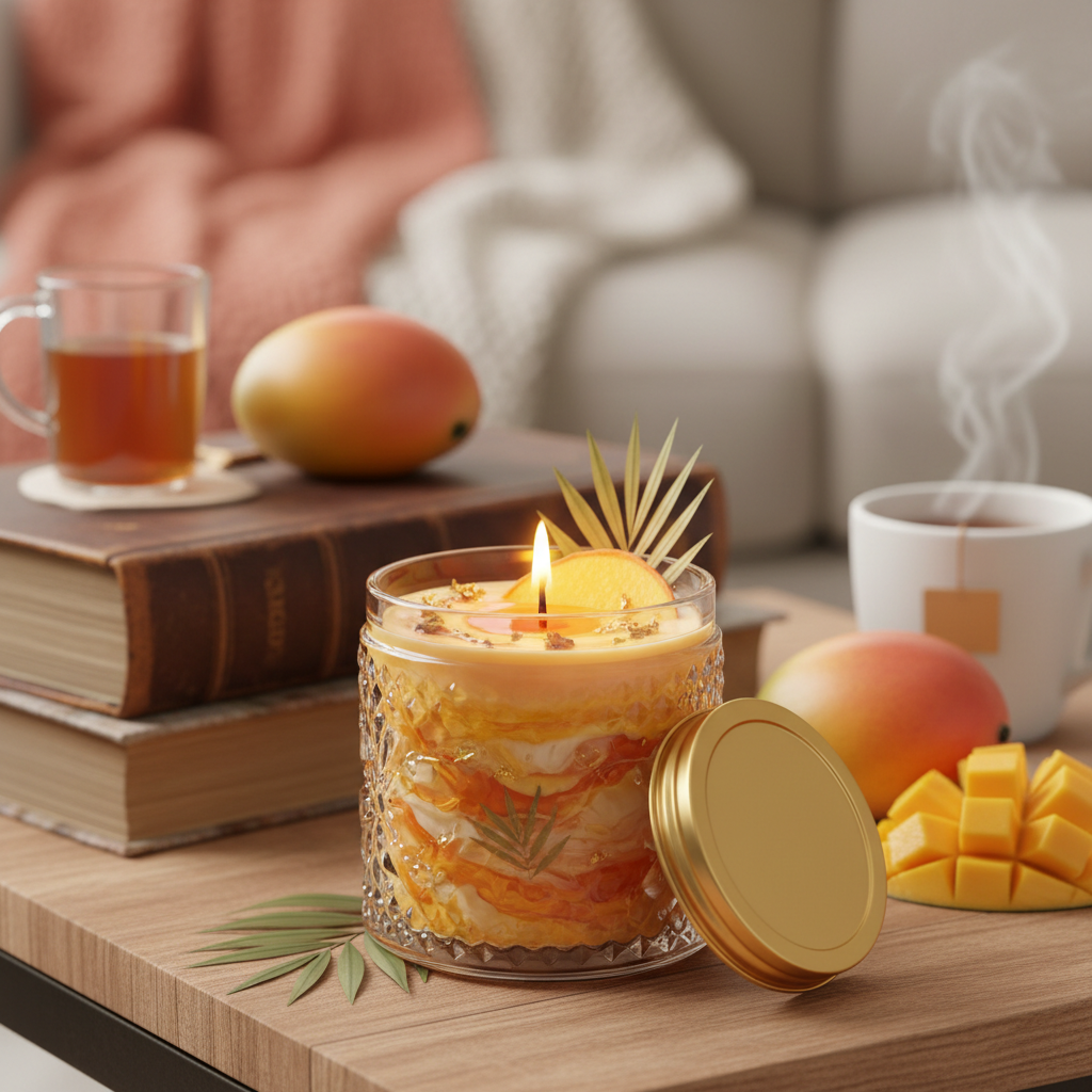 Bougie parfumée maison Mangue