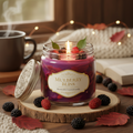 Bougie parfumée faite maison Mûrier