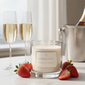 Bougie parfumée maison Fraises et Champagne